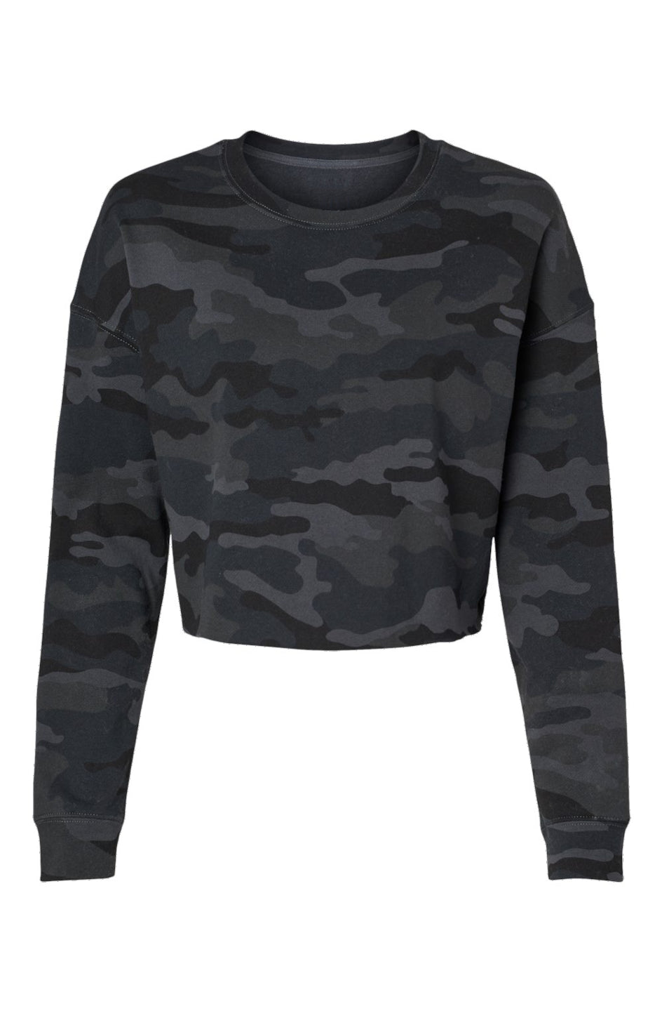 Women's Camo Cropped Crew