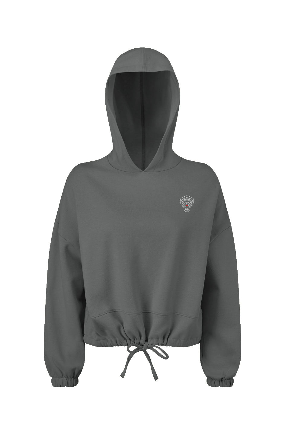 Ladies Republic Oversized Cropped Hoodie