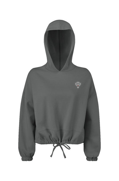 Ladies Republic Oversized Cropped Hoodie