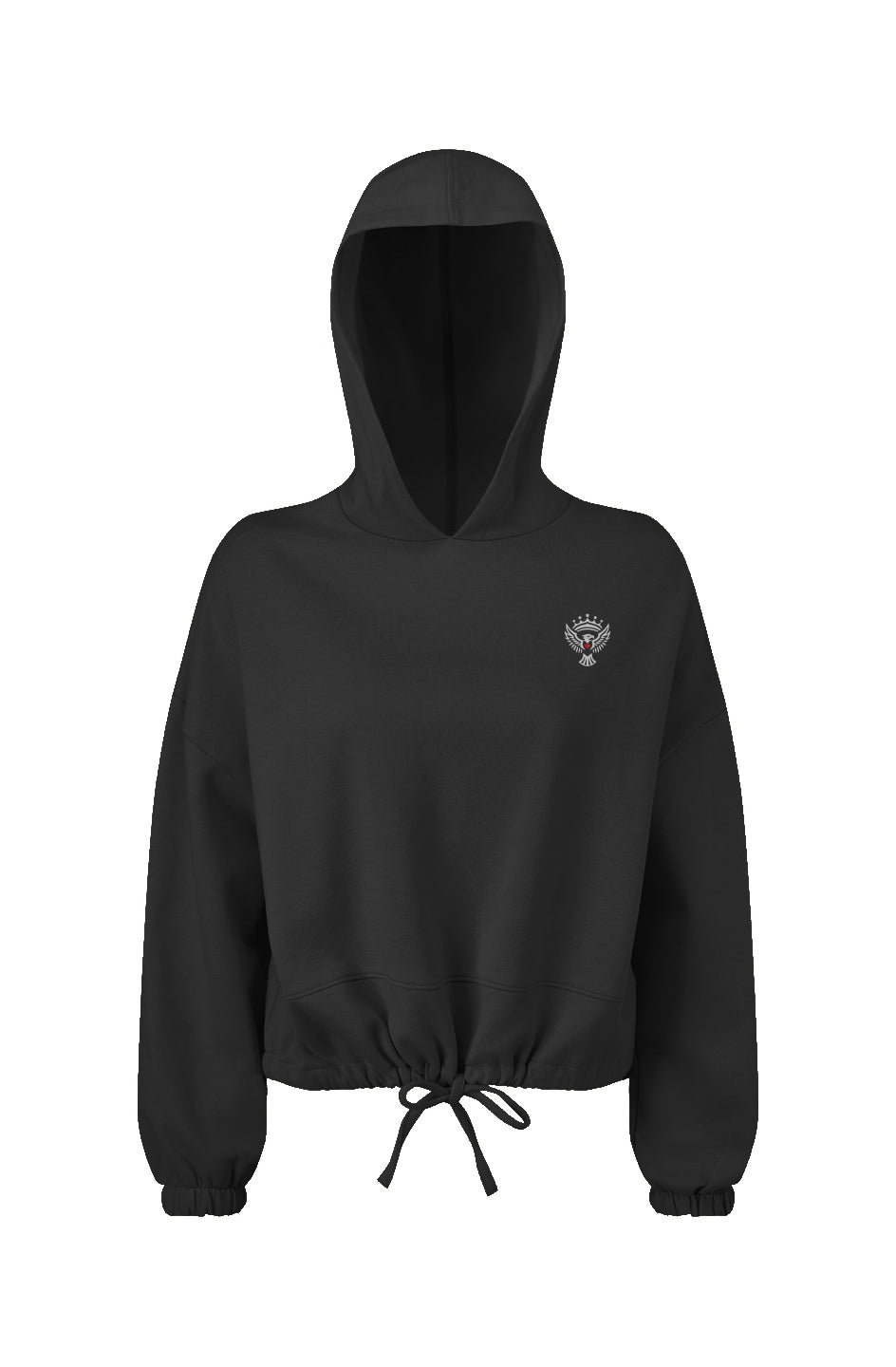 Ladies Republic Oversized Cropped Hoodie