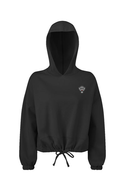 Ladies Republic Oversized Cropped Hoodie