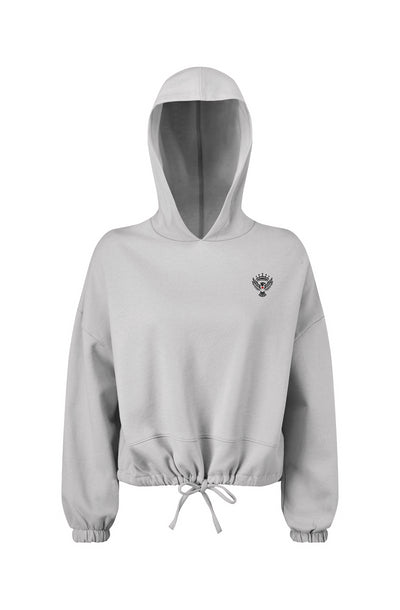 Ladies Republic Oversized Cropped Hoodie