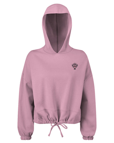 Ladies Republic Oversized Cropped Hoodie
