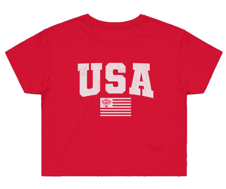 USA Republic Street Crop Tee