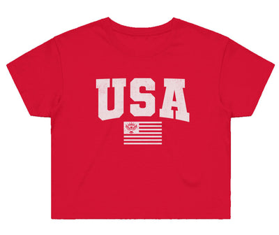 USA Republic Street Crop Tee