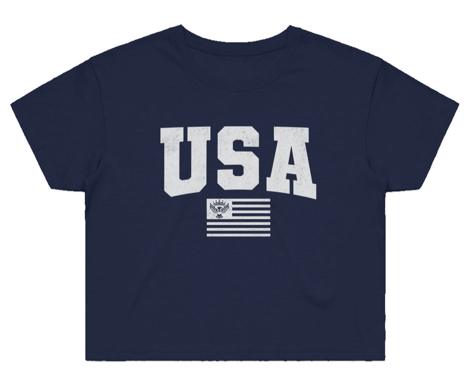 USA Republic Street Crop Tee