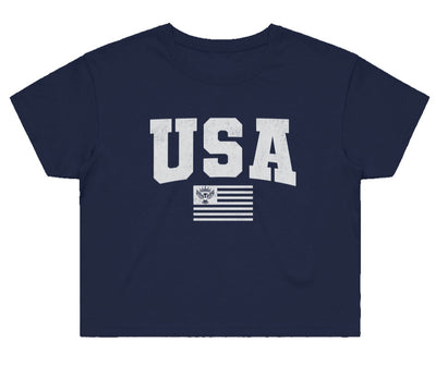 USA Republic Street Crop Tee