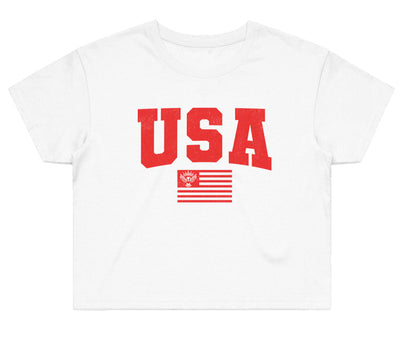 USA Republic Street Crop Tee