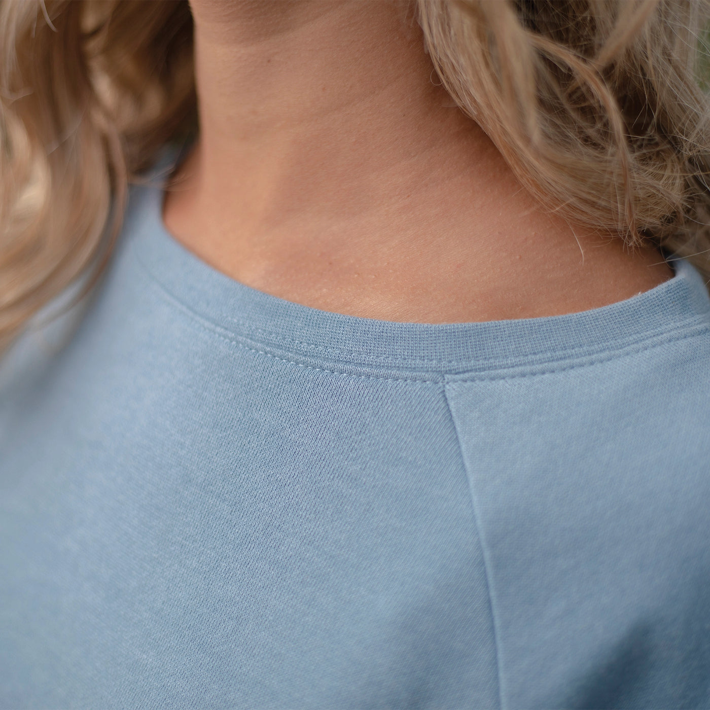 Womens Lightweight Wash Sweatshirt