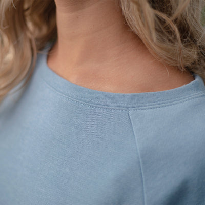 Womens Lightweight Wash Sweatshirt