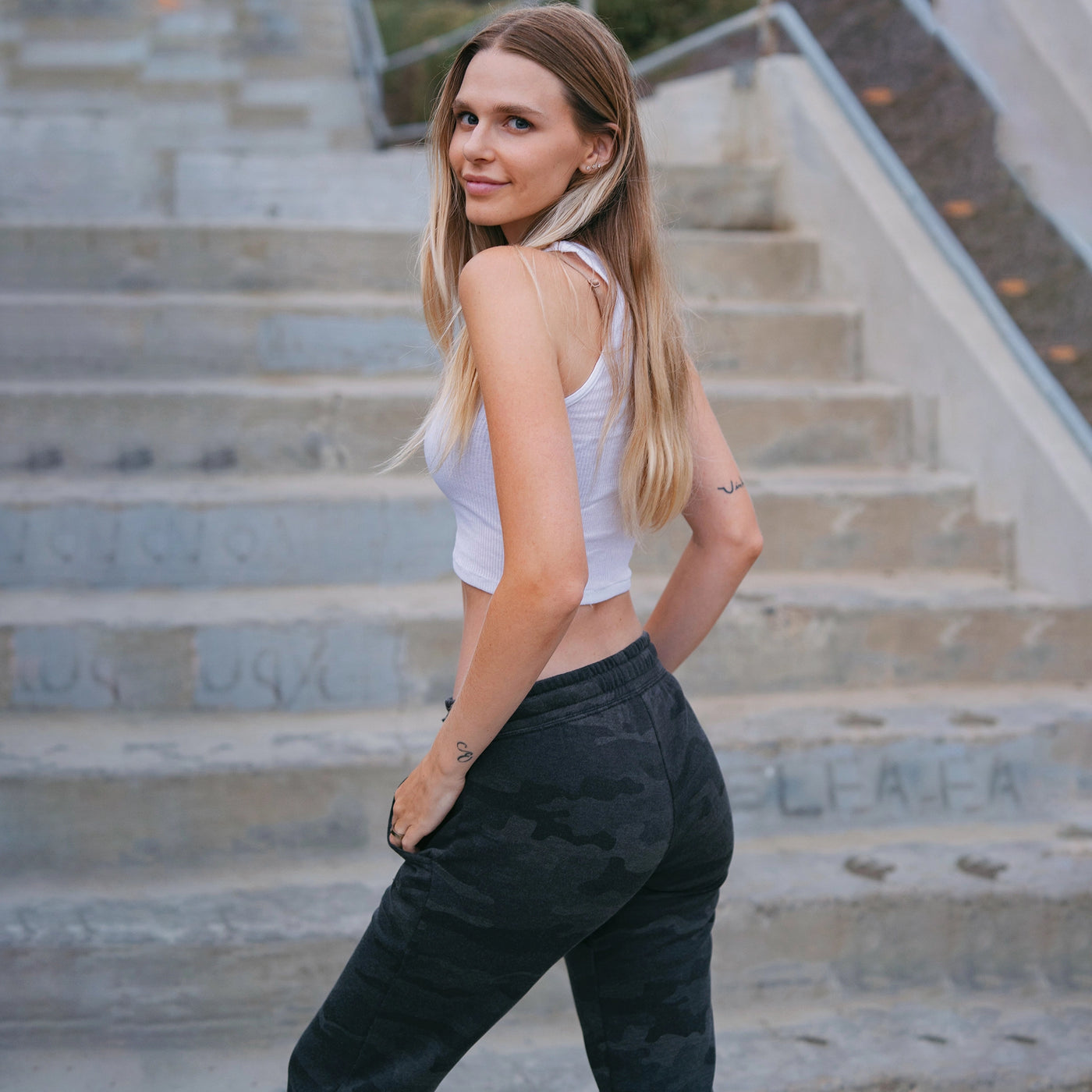 Camo Wash Sweatpants