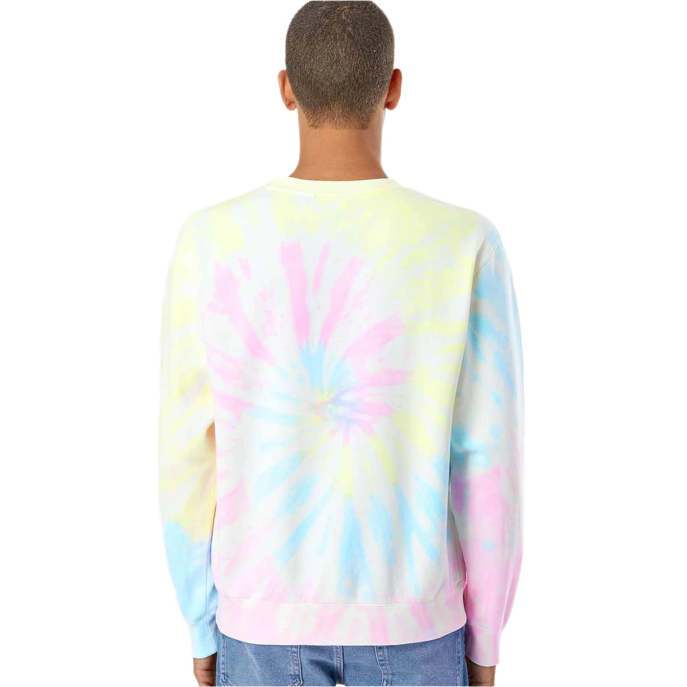 Tie Dye Sunset Swirl Crew