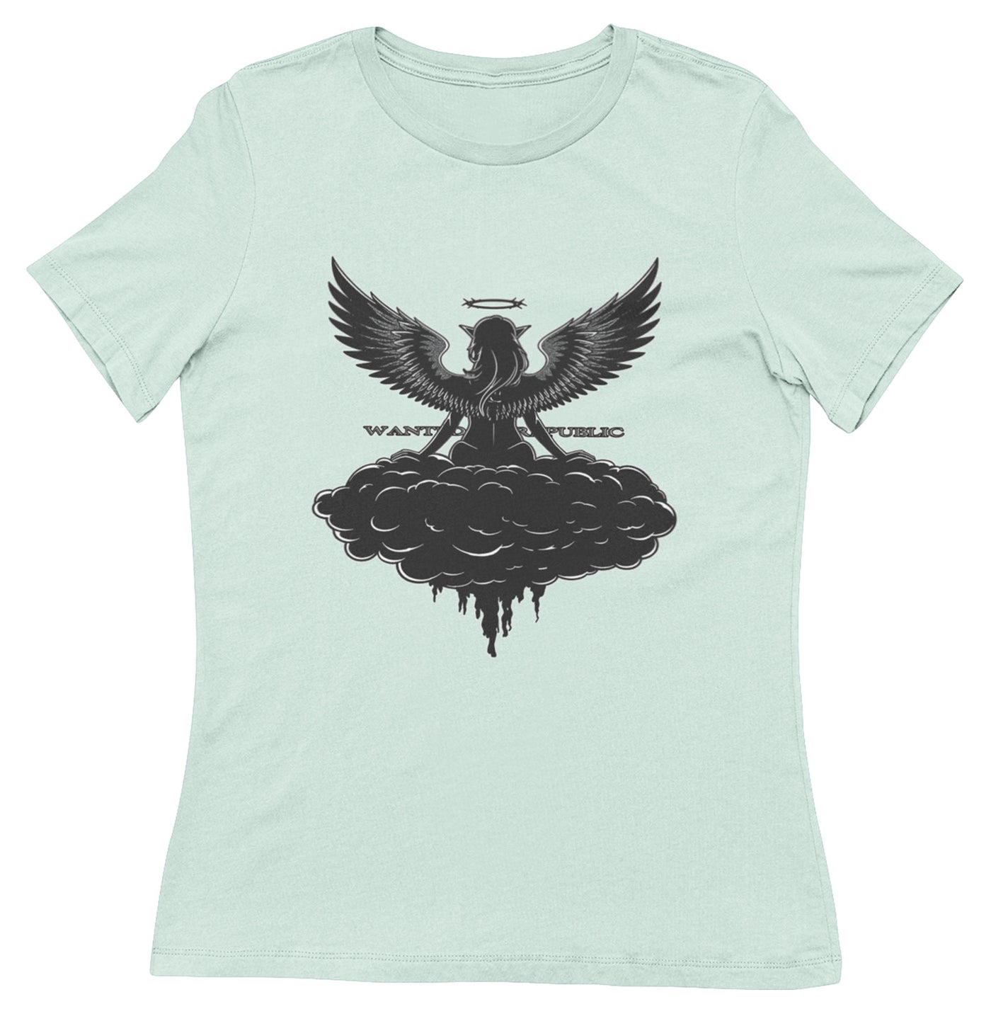 Womens Republic Black Cloud Crew