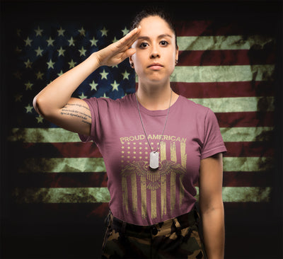 Womens Proud American Crew