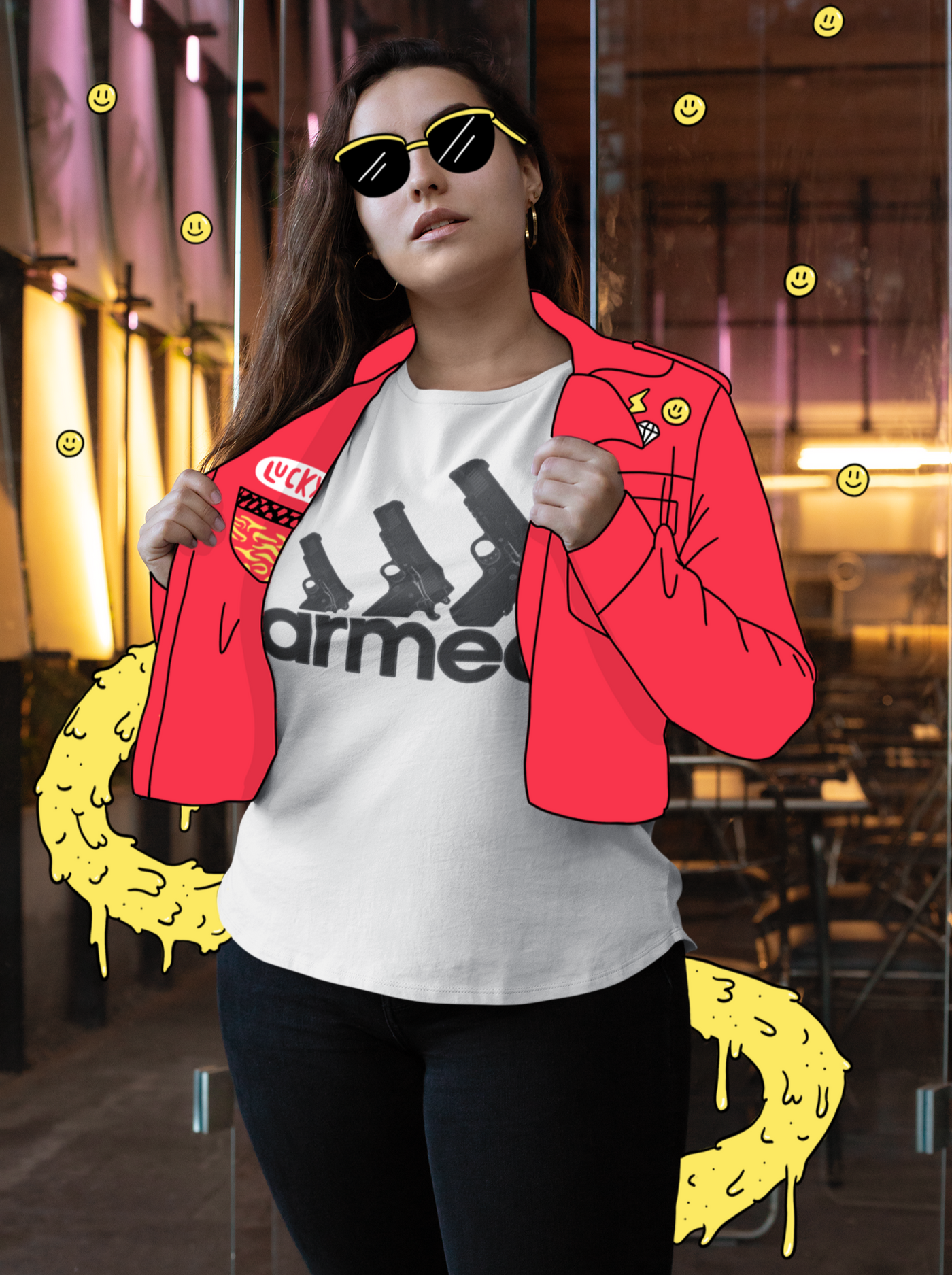 Womens Armed Crew