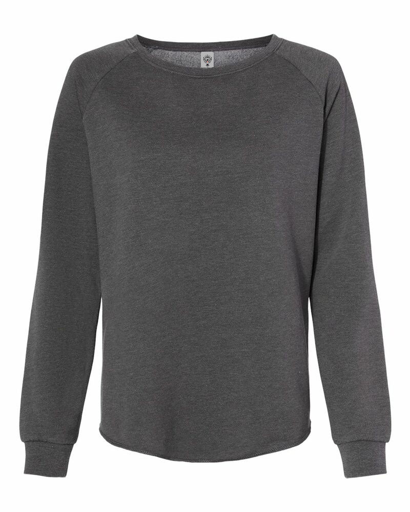 Womens Lightweight Wash Sweatshirt