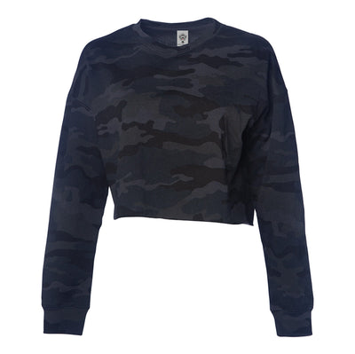 Lightweight Camo Cropped Crew