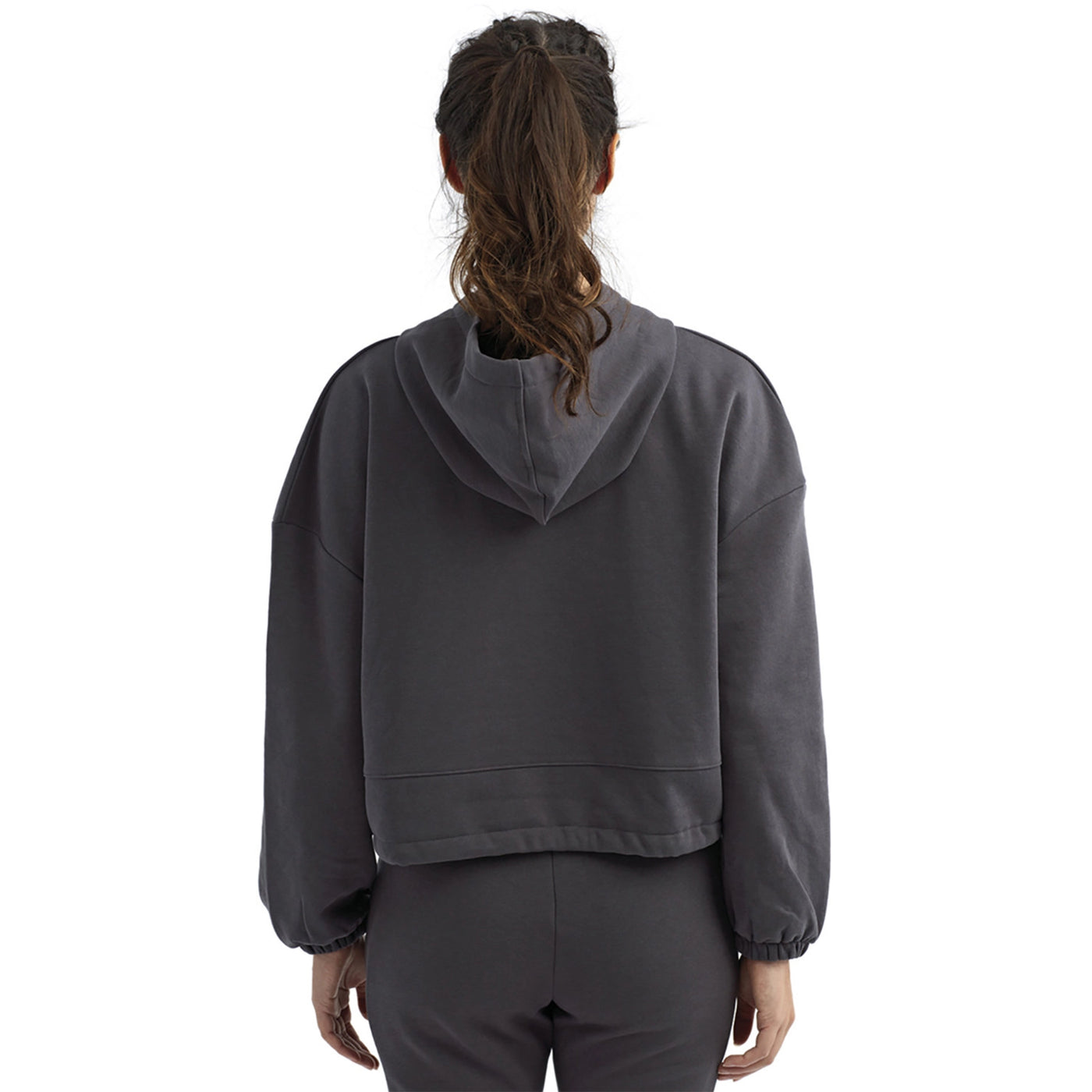 Ladies Republic Oversized Cropped Hoodie