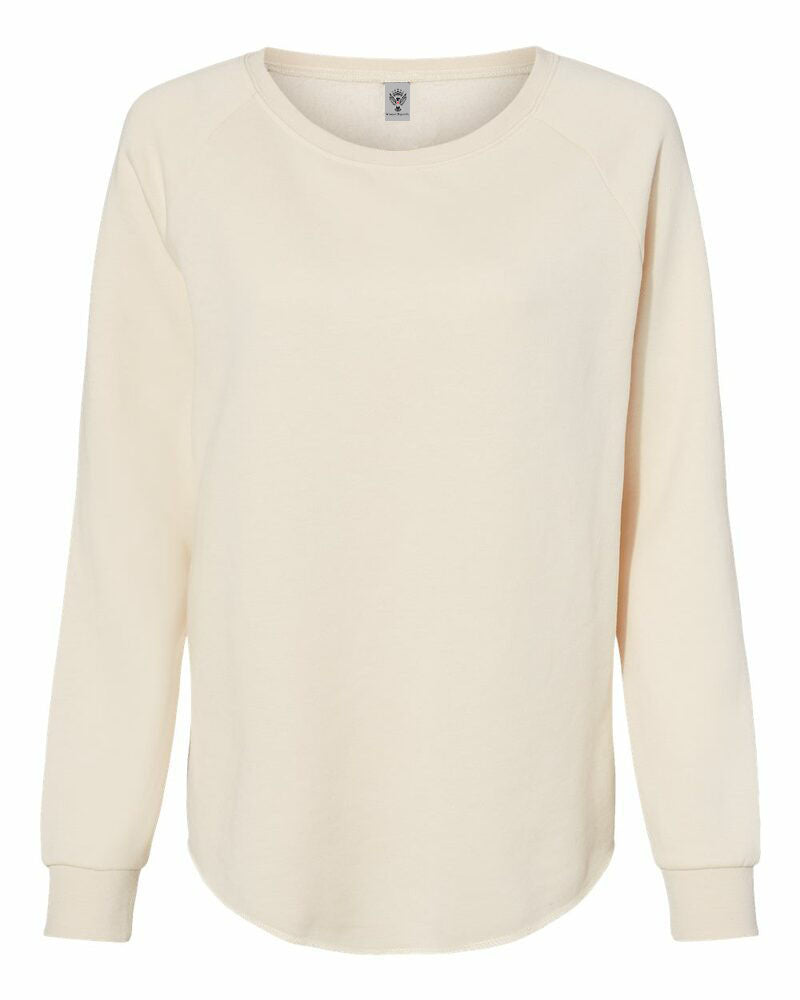 Womens Lightweight Wash Sweatshirt