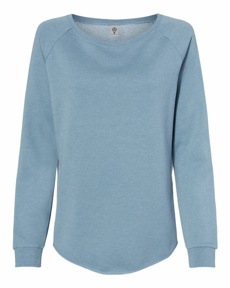 Womens Lightweight Wash Sweatshirt